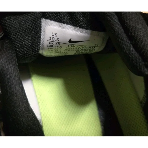 Nike Air Zoom Pegasus 38 Black White Size 10.5 NEW Running Shoe Sneaker